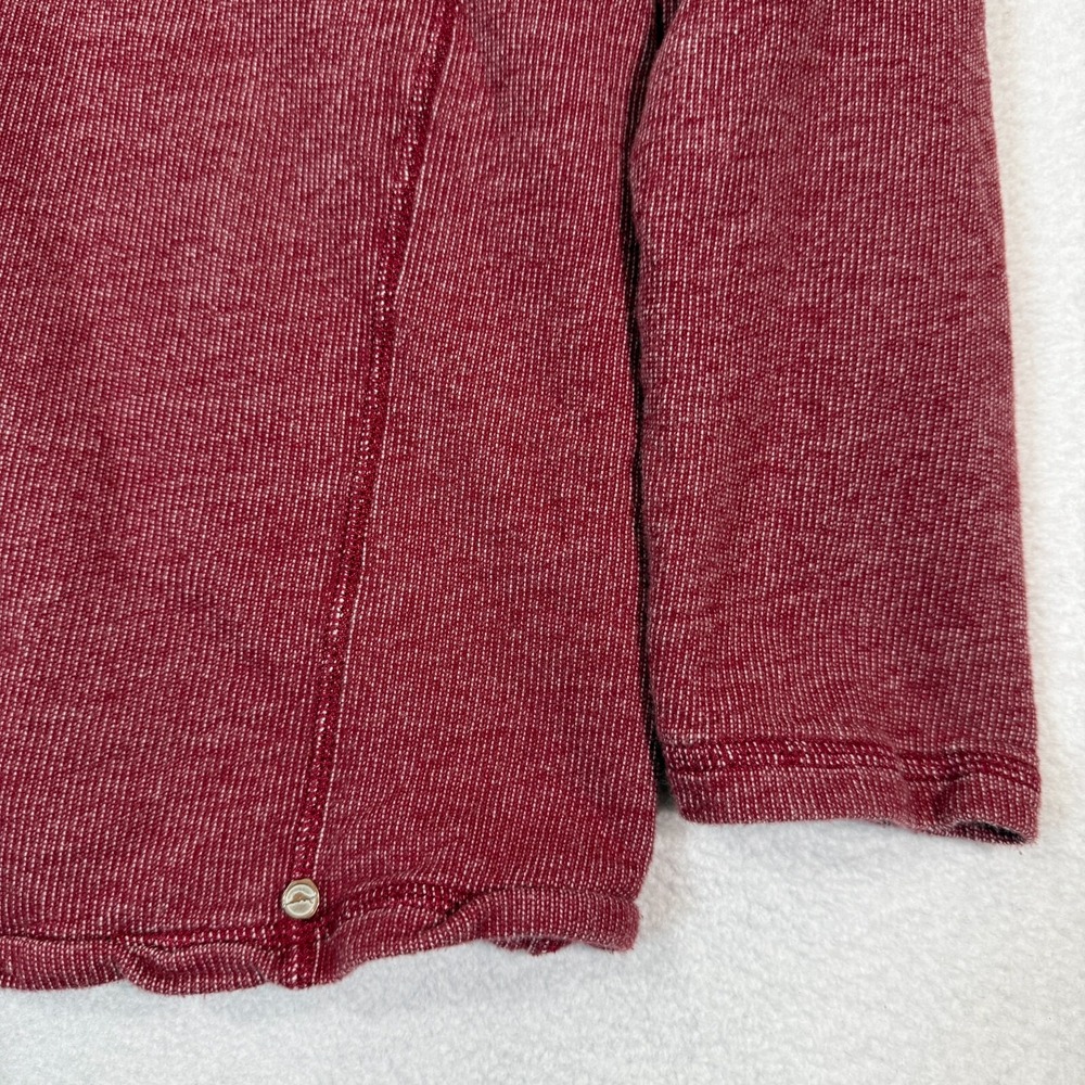 Tommy Bahama Sweater Mens L Large Rich Red Sea Spray Crew Neck Terry Cotton - Picture 2 of 6